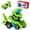 Green, variant on Ruvince Transforming Dinosaur Toys, 2 in 1 Automatic Transforming Dinosaur Car with LED Light and Music Transform Dino Car for Kids Christmas Birthday Gifts (Red)
