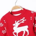thumbnail image 6 of IVEYRTF Christmas Girls Knit Dress Long Sleeve Pullover Soft Kids Winter Tops Cute Deer Patterned Childrens Party Wear Holiday Outfit Cozy Toddler(Red,7-8 Years), 6 of 9