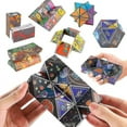 thumbnail image 1 of Cubo mágico magnético con variedad de cambios en 3D, rompecabezas giratorio con la mano, juguetes antiestrés, regalo, 1 of 5