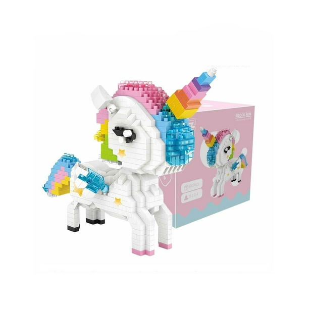Loz Mini Bloque Unicornio Multicolor Diversión Construcción LOZ