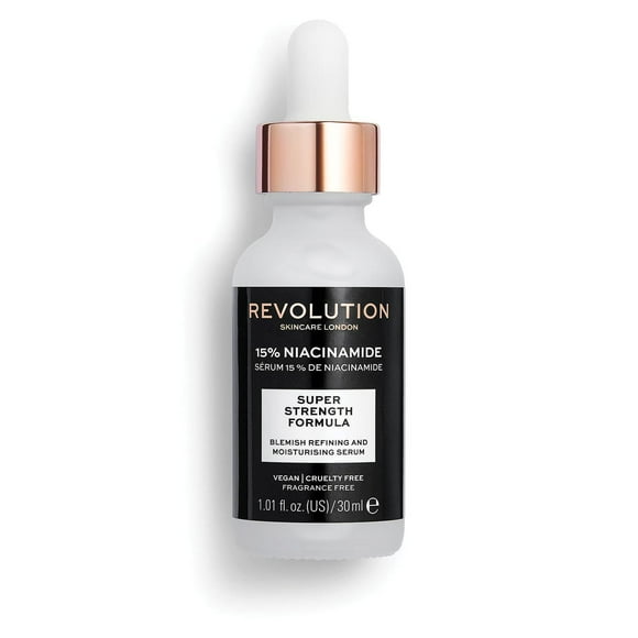 Suero Hidratante Revolución Skincare 15% Niacinamida Super Strength Purificación 1 fl oz