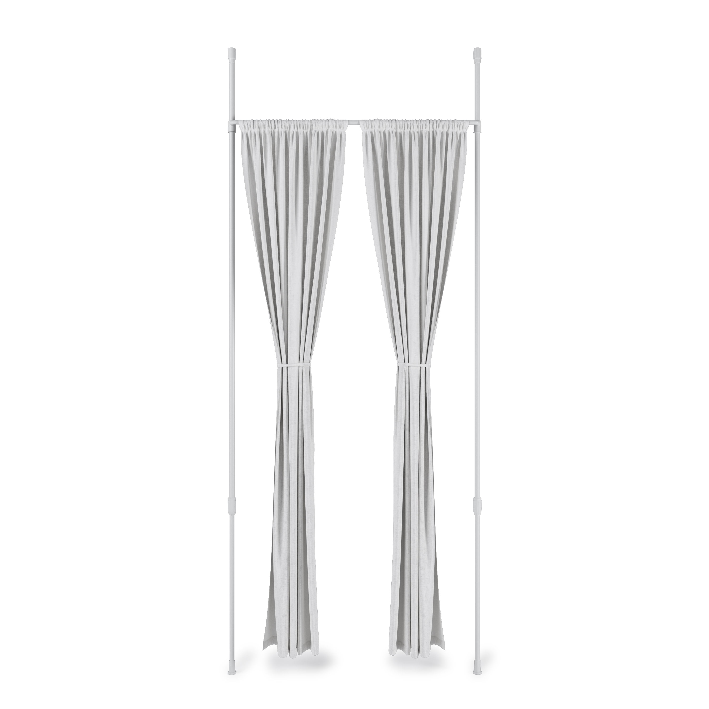 Floor To Ceiling Tension Rod Room Divider Shelly Lighting