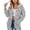 Grey, variant on 2026 New Leopard Print Hoodie Women Oversized Trendy Hooded Pullover Sweatshirt Drop Shoulder Fall Graphic Hoodies(Khaki,S)