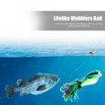 thumbnail image 4 of Señuelo de pesca de rana biónica de 9cm y 10g ABS Ehuebsd cebo falso realista, 4 of 8
