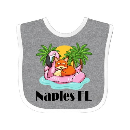 

Inktastic Naples Florida Beach Vacation Gift Baby Boy or Baby Girl Bib