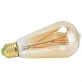 thumbnail image 3 of Bombilla vintage E27 de 4 W, alta transmitancia de luz, filamento espiral flexible, brillo ajustable, luz cálida, bombilla LED., 3 of 14
