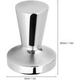 thumbnail image 5 of Prensa para granos de café expreso de 40mm de diámetro, herramienta de martillo para polvo de café de acero inoxidable, prensa para granos de café de Base plana, recargable, reutilizable, 5 of 5