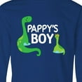 thumbnail image 4 of Inktastic Pappys Boy Grandson Gift Long Sleeve Youth T-Shirt, 4 of 5