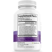 Healblend Max Detox Colon Cleanse & Liver Support Supplement - Psyllium, Papaya, Acai, Chlorella - Relieves Bloating, Constipation, Gas & Detoxes - for Men & Women (3 Pack)