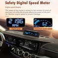 thumbnail image 3 of Headup He Headup Display LCD Velocín Digital Digital Inclinómetro Multifuncional ANGLO DEL MEDOR DE PENSA SOPORTE Fatiga De Alarma Excesiva Recordatoria Para El Automóvil SUV, 3 of 7