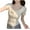 Beige, variant on Wyobmus Womens Short Sleeve T Shirt Y2K Mock 2 Piece Lace Patchwork Henley Shirts Button Down Scoop Neck Slim Fit Tops Ribbed Knit Tee Tops Beige