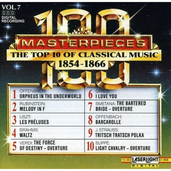 100 Masterpieces: The Top 10 of Classical Music - Vol. 7 - 1854-1866