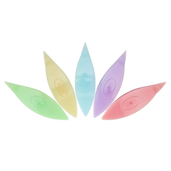 5Pcs Tatting Shuttles Sets Plastic Tatting Shuttles Tatting Kit Handmade DIY Lacemaking Craft Tool Sewing Accessories 12038