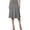Grey, variant on Womens Summer Tops Skirt Women Solid Lightweight Flare Midi Comfort Fit Pull On Closure for Everyday Wear Watermelon Red XXL