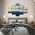 thumbnail image 3 of TISHIRON 5PCS Framed Landscape Theme Canvas Wall Art Set,60"x32" Fog Mountain Forest Scenery Wall Canvas Art Decor, 3 of 7