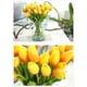thumbnail image 3 of XmhyTop Flores artificiales rosas 25 piezas rosas verdaderas y falsas con tallo, muy adecuadas para hacer ramos de boda,festivales en el hogar, la decoración más perfecta (rubor), 3 of 3