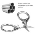 thumbnail image 3 of Stainless Steel Embroidery Scissors Sewing Tailor Handicraft Scissors Sharp Tip Vintage European Design Scissors DIY Tools Dressmaker Shears for Fabric[Silver], 3 of 9