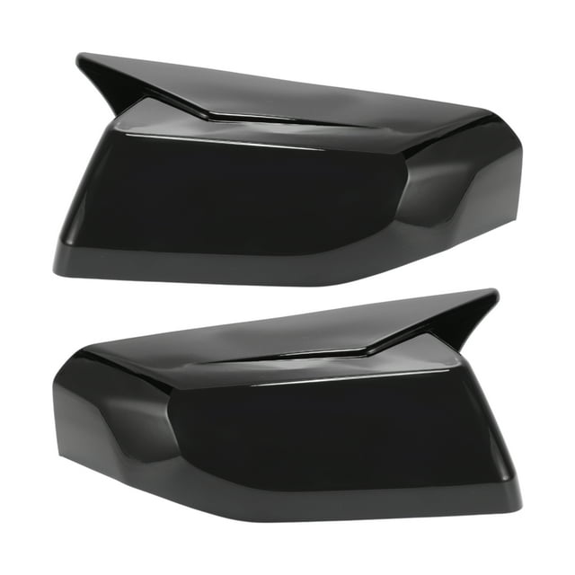 Reemplazo de tapa de espejo lateral izquierdo y derecho ABS de 1 par en negro brillante para Chevrolet Colorado 2023-2025