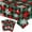 Green, variant on Taotanxi 1 Pieces Red and Green Buffalo Plaid Merry Christmas Party Tablecloth Decorations,Plastic White Snowflake Buffalo Plaid Sign Table Cover for Winter Christmas Holiday Party Supplies,54x108"