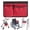 Crimson, variant on High Road Wheelchair Side Bag - Neoprene Wheelchair and Walker Pouch with Insulating Cup Holder and 2 Storage Pockets