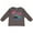 Charcoal Grey, variant on Inktastic Big Sister to a Little Mister Bow and Mustache Girls Long Sleeve Toddler T-Shirt