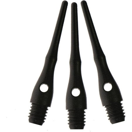 Viper Tufflex III 2BA Black Soft Dart Tips, 1000-Count