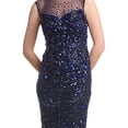 thumbnail image 3 of Adrianna Papell womens  Sleeveless Midi Dress, 6, Navy, 3 of 4