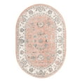 thumbnail image 3 of Unique Loom Aurelia Collection Area Rug - Hadrian (4' x 6' Oval Rose/Gray), 3 of 7