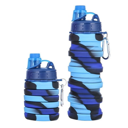 

Collapsible Water Bottle Reuseable BPA Free Silicone Water Bottle