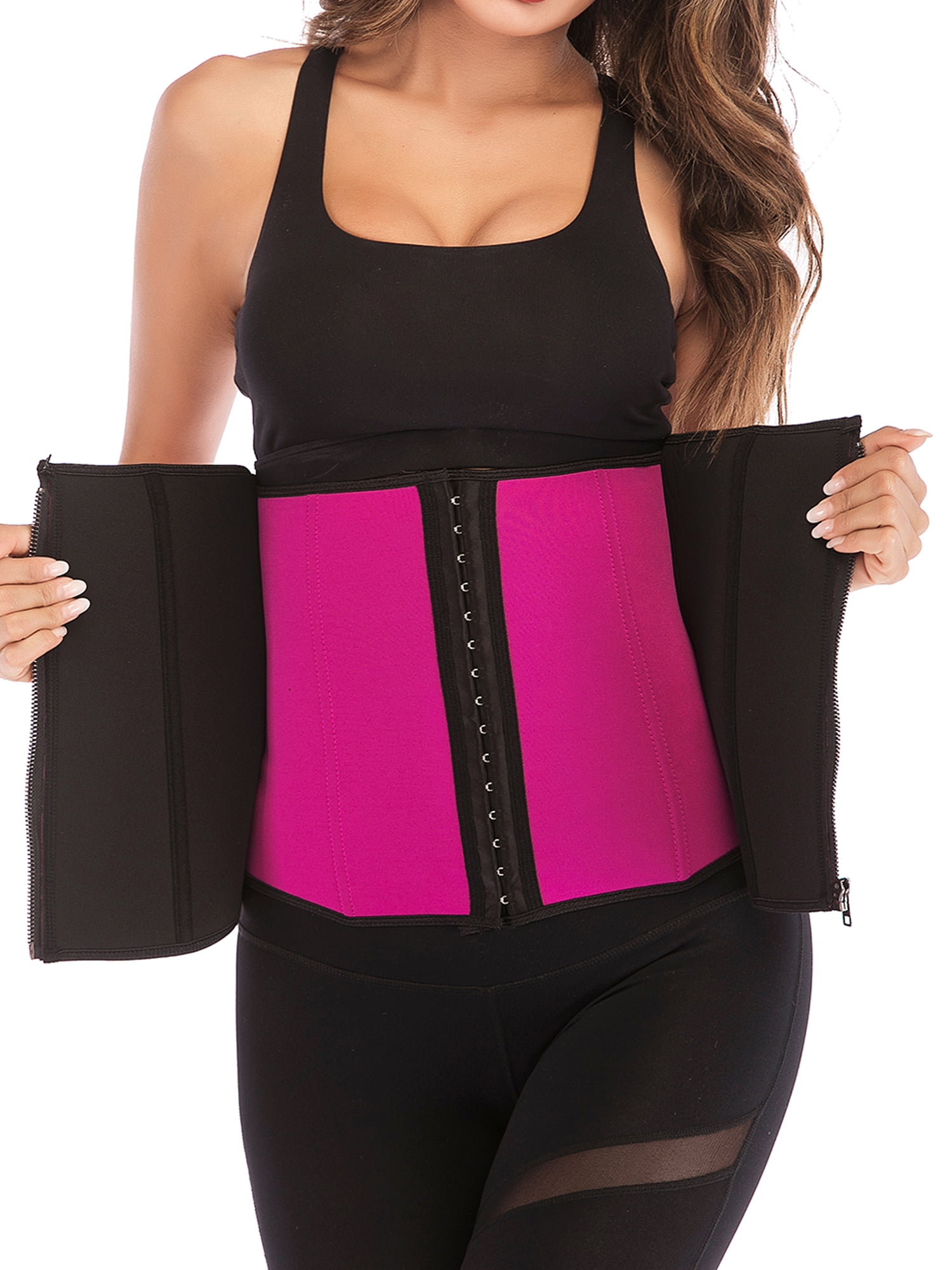 LELINTA Women's Slimming Girdle Sauna Belt Sweat Waist Cincher Trimmer Belt Body Shaper with