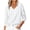 White, variant on Vivianyo HD Women's Solid Fall Winter V Neck Knit Sweater, Smooth Lightweight Long Sleeve Pullover Top for Office Daily Casual Wear, Sizes S-2XL