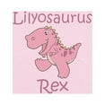 thumbnail image 2 of CafePress - Lilyosaurus Rex Infant Bodysuit - Baby Light Bodysuit, Size Newborn - 24 Months, 2 of 4
