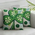 thumbnail image 3 of BANET St Patricks Day Set of 2 Decorative Outdoor Throw Pillows Cushion Covers Rustic Decor for Sofa Bed 12x12in, 3 of 7