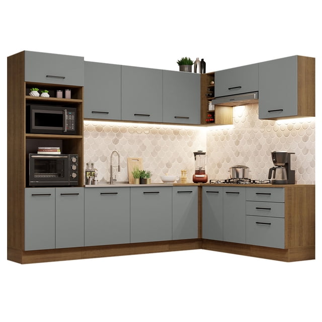 Cocina Integral Completa Modular Madesa Agata 486cm BG 01