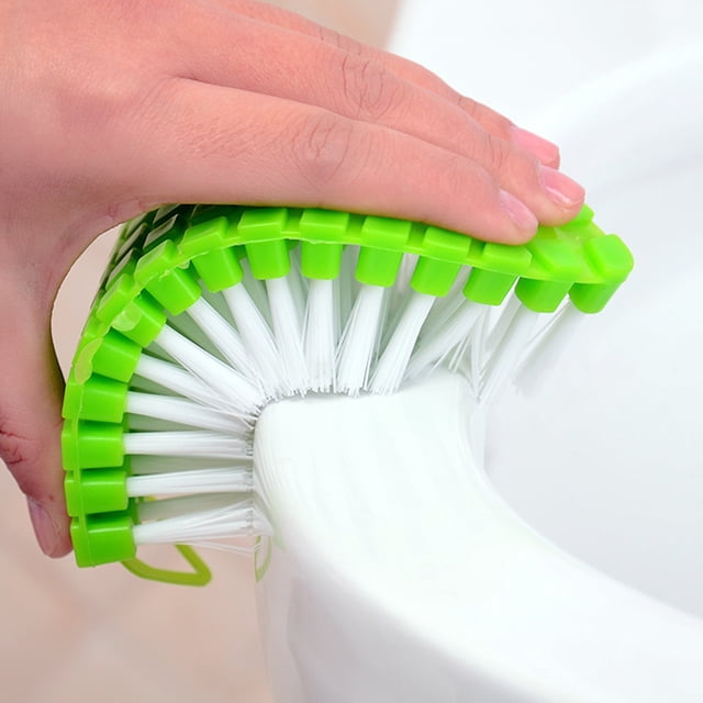 YAOMOBB Colorful Cleaning Brush Bendable Kitchen Cleaning Brush with Hanging Hole for Easy Storage Plastic Bristles for Versatile Use