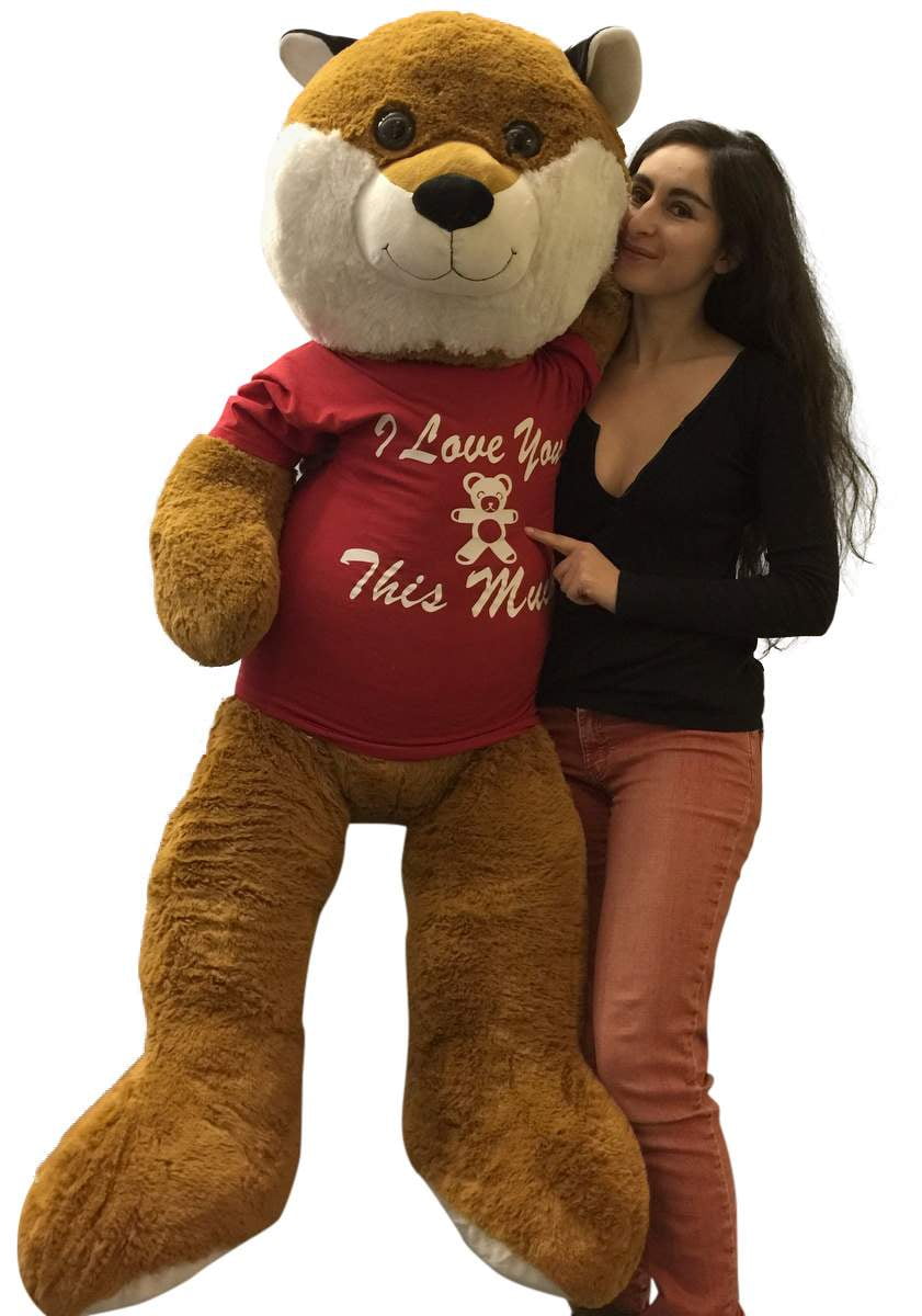 giant fox teddy