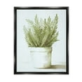 thumbnail image 2 of Stupell Industries Traditional Green Plant Leaves Emerging Herbal Botanicals Painting Luster Gray Floating Framed Canvas Print Wall Art, Design by Dogwood Portfolio, 2 of 5