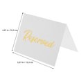 thumbnail image 2 of unbranded 10Ud Dobles Para Reservar Con Dorado Para Bodas Y Restaurantes, 2 of 8