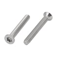 thumbnail image 2 of Tornillos de cabeza plana Torx de acero inoxidable 304 M2.5x20mm, completamente roscados, 30 piezas, 2 of 4
