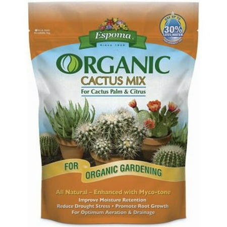 CA4 4-Quart Organic Cactus Mix, All natural mix enhanced with myco-tone By