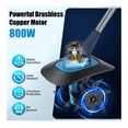thumbnail image 4 of Cordless Tiller Cultivator 800W Electric Soil Tiller, 21V Battery Powered Garden Cultivator with 6.69" Depth & 8.66" Width for Yard Planting, Weed Removal, 4 of 9