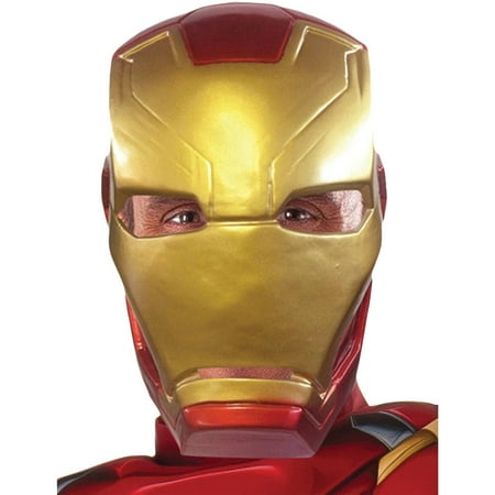 Adult Tin Man Mask - Captain America 3 Iron Man 1/2 Mask Adult Halloween Accessory