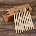 thumbnail image 1 of Bamboo Toothbrush Soft Bristle Toothbrush 10-Pack - BPA Free Adult Soft Bristle Toothbrush | Eco-Friendly, Compostable & Biodegradable Toothbrush | Na, 1 of 5