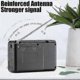thumbnail image 3 of Portable FM/AM/SW Receiver Rechargeable Radio with TF/USB Music Player and LCD Display 3.5mm Headphone Jack, 3 of 5