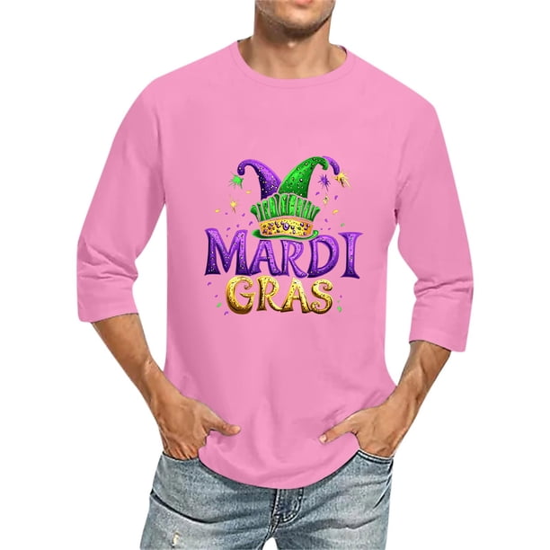Camisas de Manga Larga para Hombres Imprimir Casual Cuello Redondo Blusa de Manga Corta, Camisas de Lino para Hombres