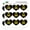Opaque, variant on Batman Bat Mom Shield Logo Heart Shaped Planner Calendar Scrapbook Craft Stickers