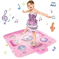 thumbnail image 1 of Dance Mat GirlsHome Unicorn Electronic con 5 modos de juego para niños de 3 a 12 años, 1 of 8
