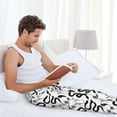 thumbnail image 5 of Gukieu Hand Drawn Snake Print Men's Home Trousers, Elastic Drawstring Home Pajamas Clothing Suitable for Adult Men-XX-Large, 5 of 6