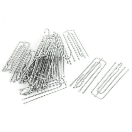 Unique Bargains Window Treatment Metal 4 Prongs Pinch Pleat Drapes Curtain Hooks Hardware 20pcs