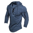 thumbnail image 1 of WILLBEST Sudaderas Navideñas para Hombre, Suéter Informal De Manga Larga con Capucha y Cordones, A La Moda, para Primavera y Otoño XXGrande, 1 of 2
